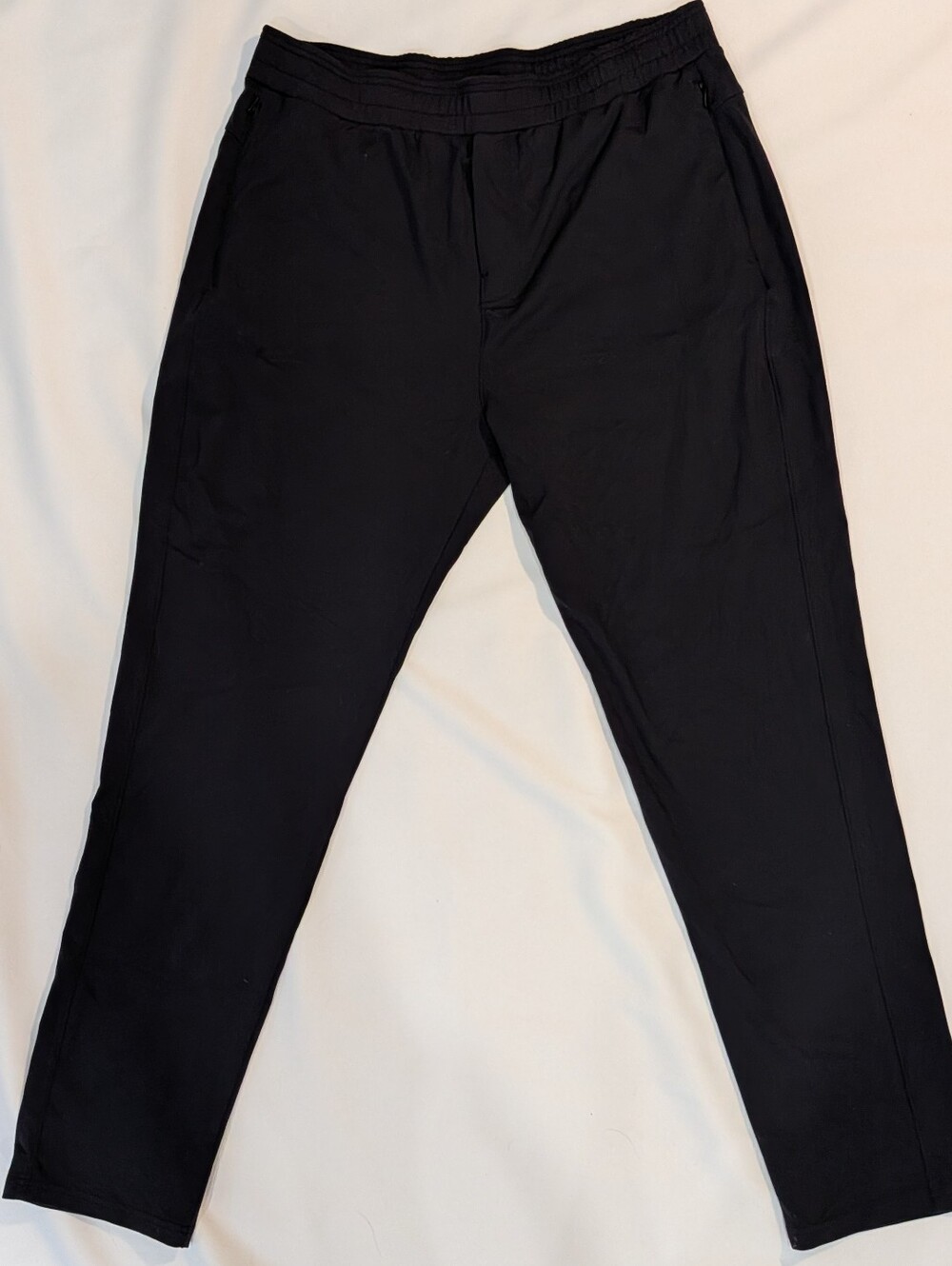 Public Rec Pants Dealmaker Elastic Waist Drawstring Black 34" Waist 32" Inseam